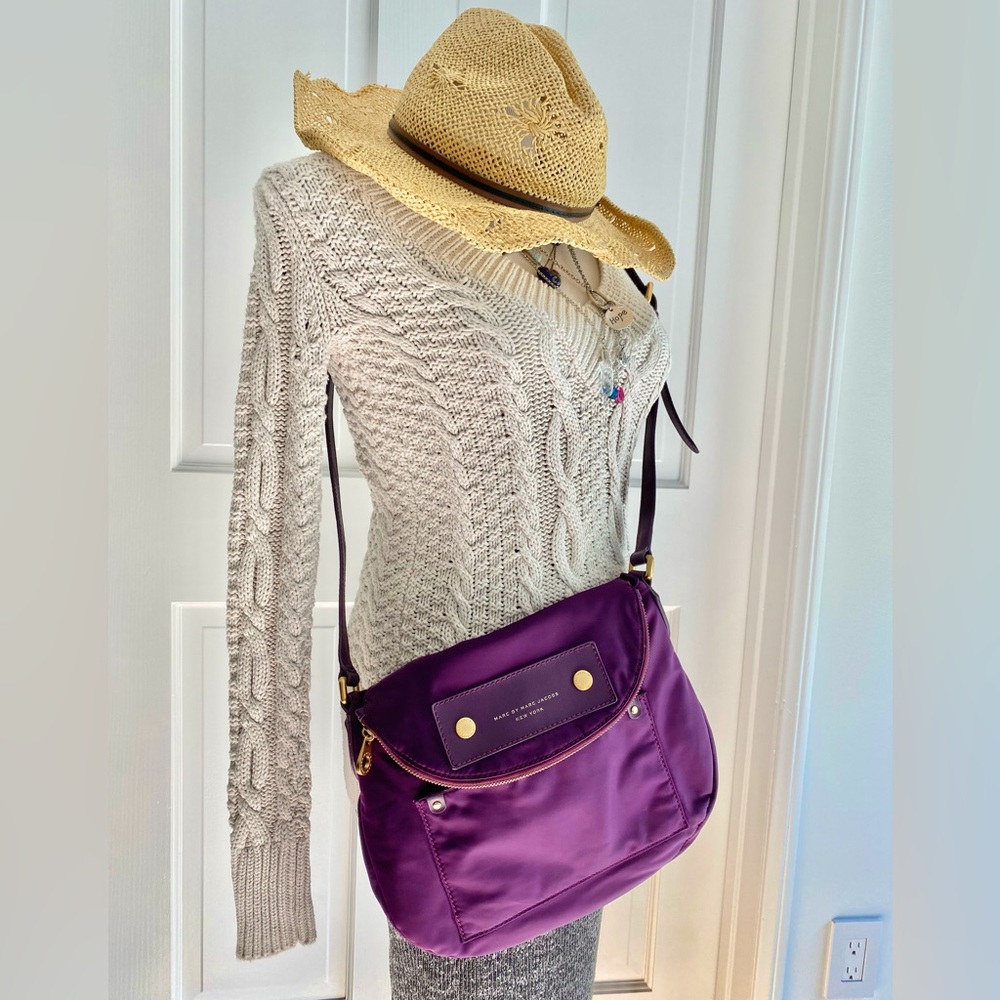 Marc By Marc Jacobs Preppy Natasha Crossbody bag Nylon Violet